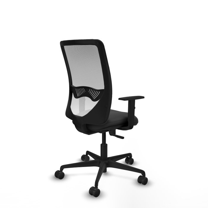 PIQUERAS Y CRESPO Silla de oficina Zulema con mecanismo Sincro, Gris oscuro y Blanco PIQUERAS Y CRESPO Silla de oficina Zulema con mecanismo Sincro, Gris oscuro y Blanco