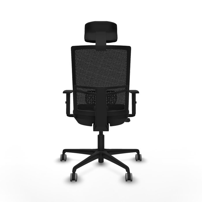 PIQUERAS Y CRESPO Silla de oficina Yunquera con mecanismo Sincro/Traslack, Negro PIQUERAS Y CRESPO Silla de oficina Yunquera con mecanismo Sincro/Traslack, Negro