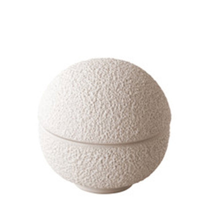 Studio Raw Bol Vulcanic Ball con Tapa, Gres, Vajilla, 15x5x16 cm