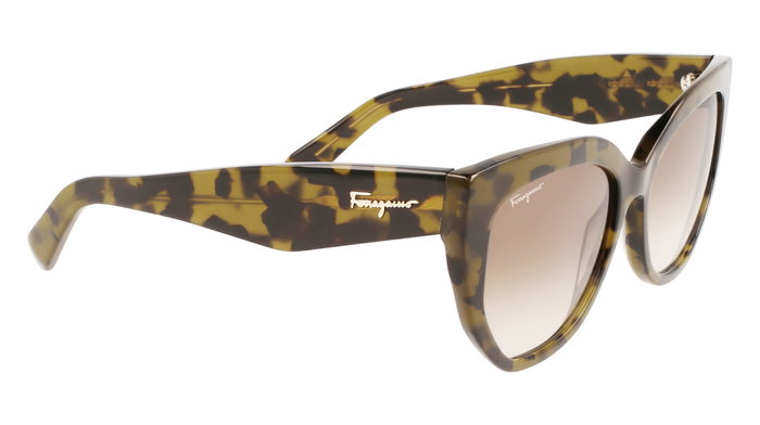 Ferragamo SF1061S-246 con cristales marrones