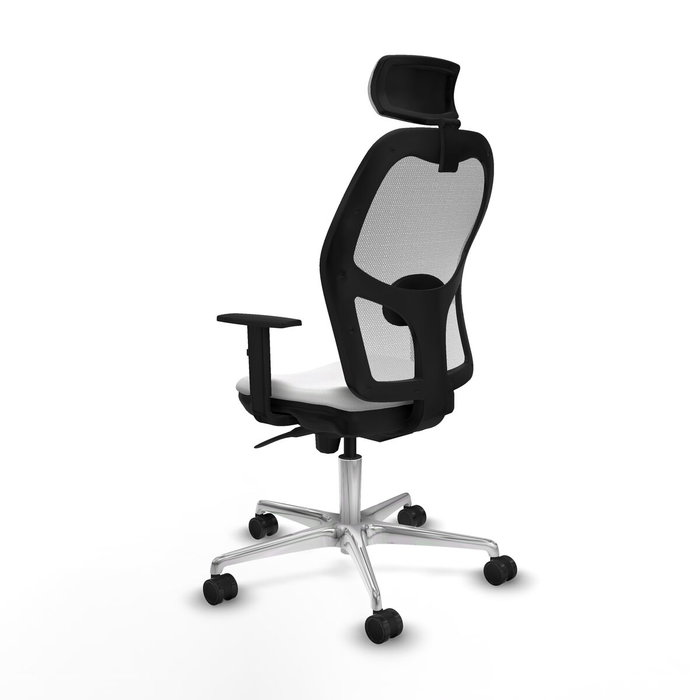 PIQUERAS Y CRESPO Silla de oficina Jorquera Blanca con mecanismo Sincro PIQUERAS Y CRESPO Silla de oficina Jorquera Blanca con mecanismo Sincro