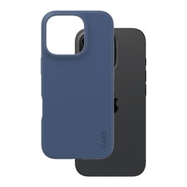 PanzerGlass Funda CARE Fashion Blue para iPhone 16 Pro, Azul