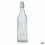 Quid Botella con Tapón Vidrio Viba 1 L (12 Unidades)