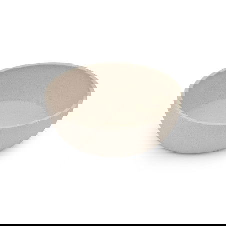 Nayeco Comedero para Perro o Gato Bambú Beige Diametro 12 cm - 550 mL 1 Unidad