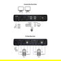 ROLINE KVM-Audio-Switch Dual Head 14.01.3047, 1 Usuario - 2 PC, HDMI/DisplayPort 4K 60Hz, USB Hub, Control de 2 Computadoras