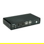 ROLINE KVM-Audio-Switch Dual Head 14.01.3047, 1 Usuario - 2 PC, HDMI/DisplayPort 4K 60Hz, USB Hub, Control de 2 Computadoras