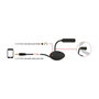 DeLOCK 65872 Micrófono Omnidireccional con Cuello de Cisne y Conector 3,5 mm