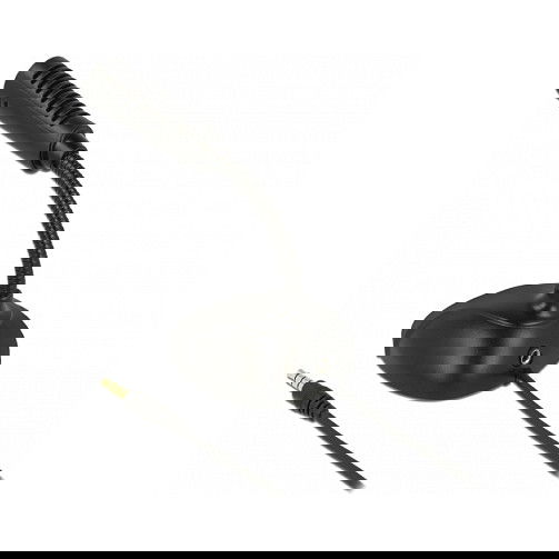 DeLOCK Micrófono de Condensador Omnidireccional con Soporte Flex para Smartphone Tablet conector 3,5 mm 4 Pines Jack + 3,5 mm