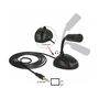 DeLOCK Micrófono de Condensador Omnidireccional con Soporte Flex para Smartphone Tablet conector 3,5 mm 4 Pines Jack + 3,5 mm