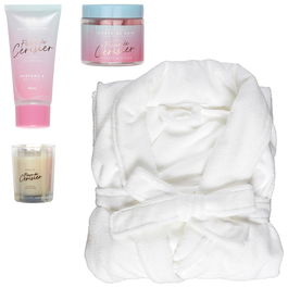 Cosmetic Club Kit 4 Piezas Spa Con Albornoz