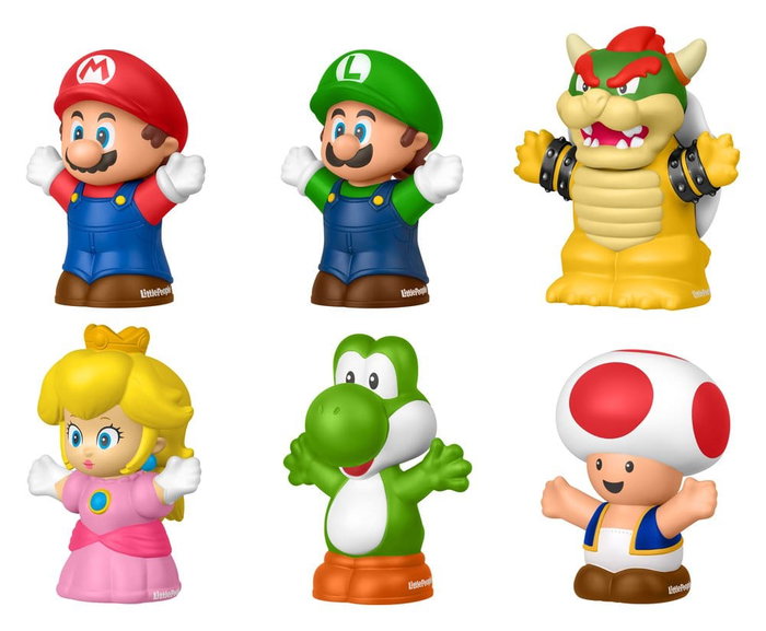 My Mario Little People Collector Pack de 6 Minifiguras 7 cm