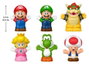 My Mario Little People Collector Pack de 6 Minifiguras 7 cm
