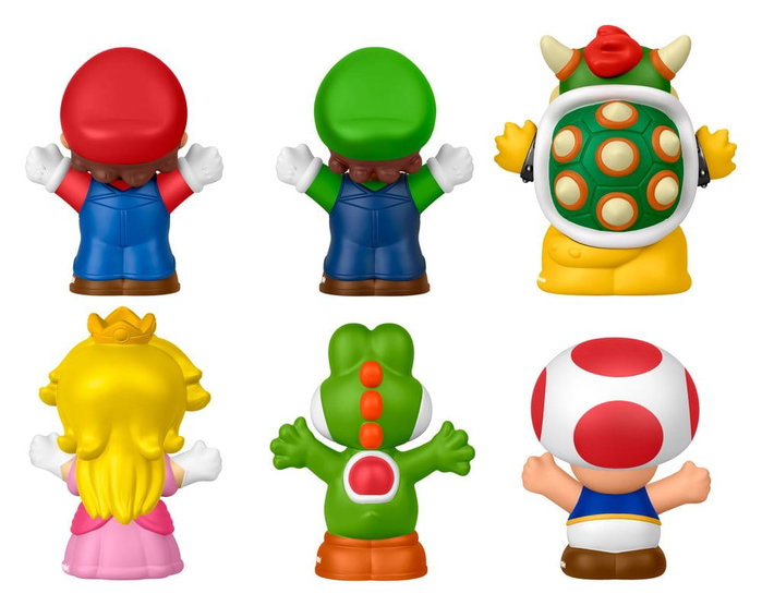 My Mario Little People Collector Pack de 6 Minifiguras 7 cm