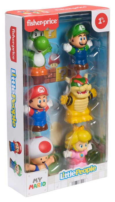 My Mario Little People Collector Pack de 6 Minifiguras 7 cm
