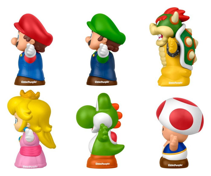 My Mario Little People Collector Pack de 6 Minifiguras 7 cm