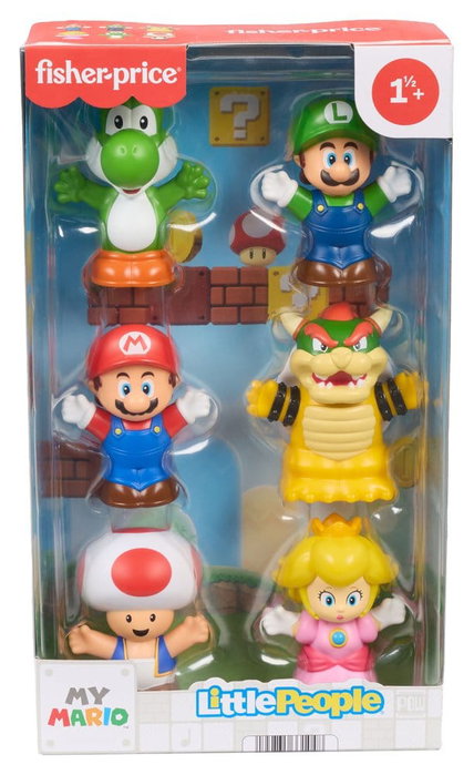 My Mario Little People Collector Pack de 6 Minifiguras 7 cm