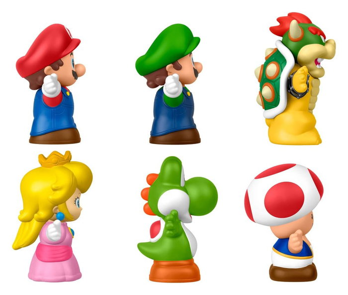 My Mario Little People Collector Pack de 6 Minifiguras 7 cm