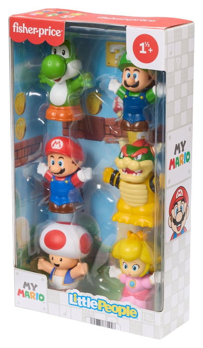 My Mario Little People Collector Pack de 6 Minifiguras 7 cm