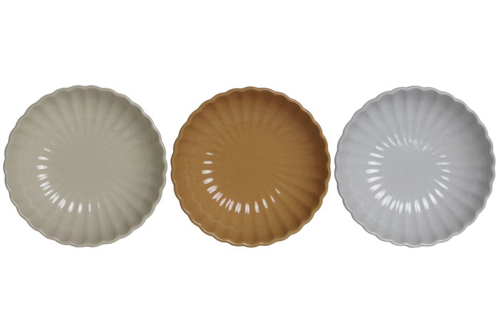 DKD Home Decor Surtido de 6 Platos de Gres Jaspeados Vintage 24 19x19x4 cm DKD Home Decor Surtido de 6 Platos de Gres Jaspeados Vintage 24 19x19x4 cm