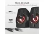 Trust Gemi Altavoces 2.0 con Iluminación LED RGB 12W