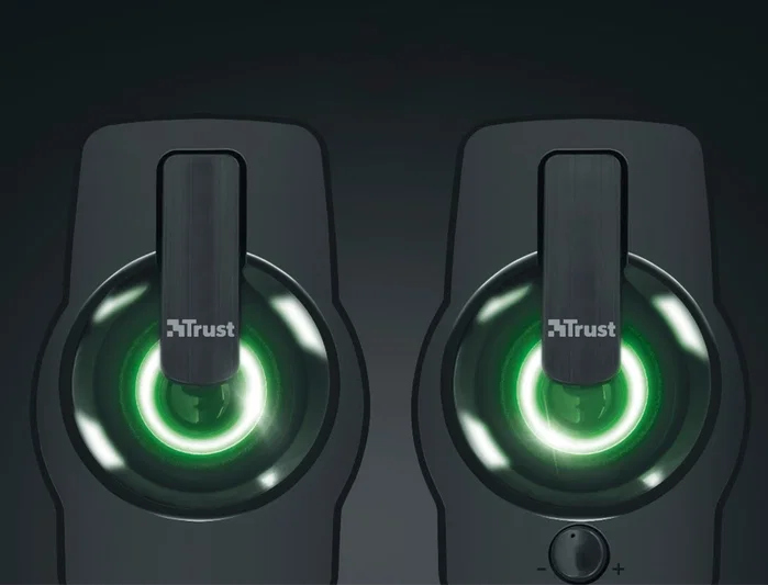 Trust Gemi Altavoces 2.0 con Iluminación RGB, 12W Trust Gemi Altavoces 2.0 con Iluminación RGB, 12W