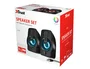 Trust Gemi Altavoces 2.0 con Iluminación RGB, 12W