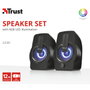 Trust Gemi Altavoces 2.0 RGB 12W Negro