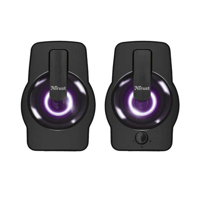 Trust Gemi Altavoces 2.0 RGB 12W Negro