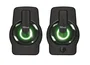 Trust Gemi Altavoces 2.0 para PC RGB, 12W (6W RMS), Negro, Alimentación USB, Cable 3.5mm, Con Control de Volumen