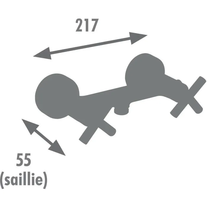 Edouard Rousseau Mezclador de ducha NANKA AAAQX11048 Negro Edouard Rousseau Mezclador de ducha NANKA AAAQX11048 Negro