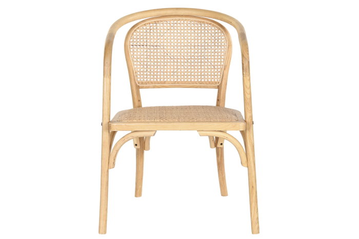 DKD Home Decor Silla Olmo Ratan Natural