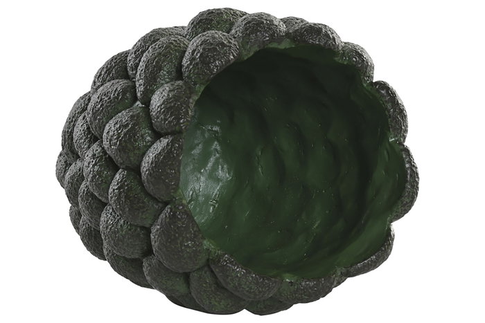 DKD Home Decor Jarrón de Cemento Aguacates Verde