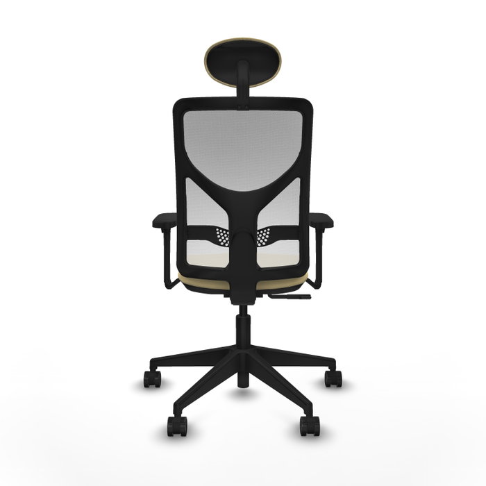 PIQUERAS Y CRESPO Silla de oficina Motilla con mecanismo Sincro, Crema y Blanco PIQUERAS Y CRESPO Silla de oficina Motilla con mecanismo Sincro, Crema y Blanco