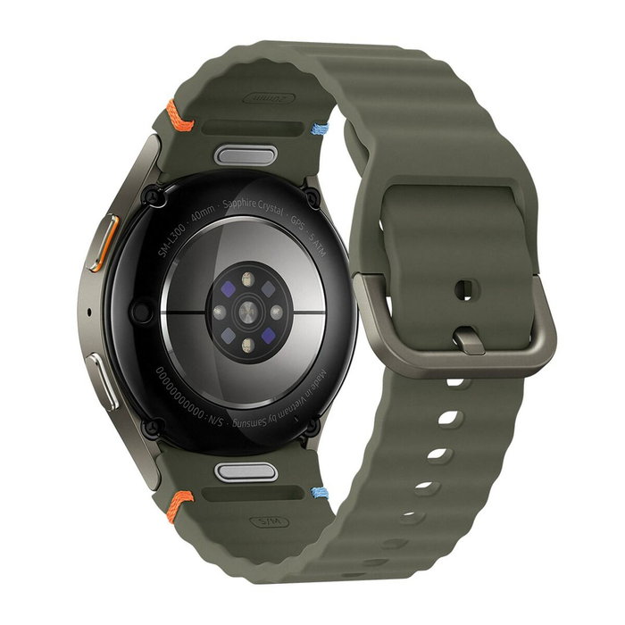 Samsung Galaxy Watch 7 L300 EU Wi-Fi 40 mm Verde, Reloj Inteligente con Wear OS, Pantalla Super AMOLED 1.3", GPS, 5 ATM, MIL-STD-810H, Bluetooth 5.3, Batería 300 mAh