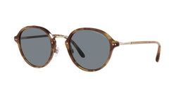 Giorgio Armani AR8139-5762R5 Gafas de sol para mujer con montura marrón y cristal gris