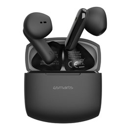 4smarts SkyBuds Air, Auriculares Inalámbricos, Color Negro