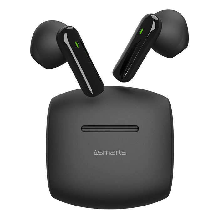 4smarts SkyBuds Air, Auriculares Inalámbricos, Color Negro