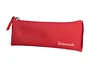 Liderpapel Estuche portatodo plano estrecho rojo
