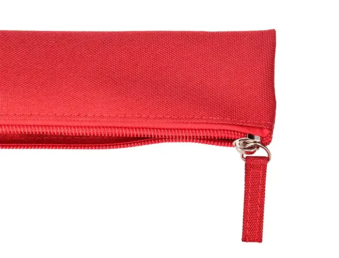 Liderpapel Estuche portatodo plano estrecho rojo