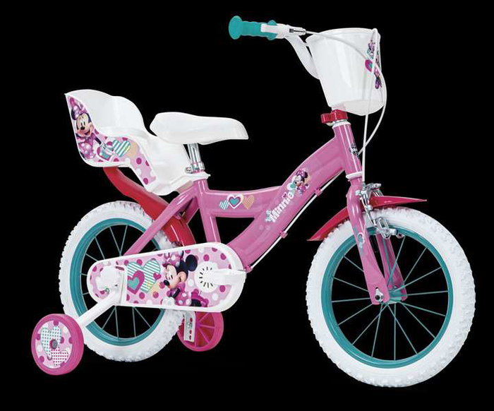 Bicicleta Minnie Huffy 14" (4/6 años) Rosa