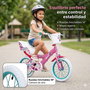 Bicicleta Minnie Huffy 14" (4/6 años) Rosa