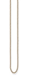 THOMAS SABO Collar Choker de Seda y Plata de Ley de 100cm