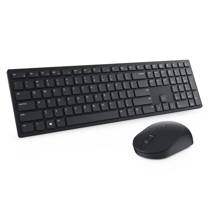 Dell KM5221W Teclado y Ratón Inalámbrico Pro - Español QWERTY - Negro Dell KM5221W Teclado y Ratón Inalámbrico Pro - Español QWERTY - Negro