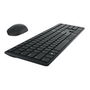 DELL Combo Teclado y Ratón Inalámbrico KM5221W - Teclado 100% Español QWERTY con Ratón Óptico - Negro