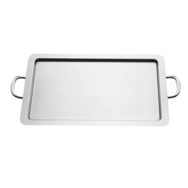 Abert Bandeja Rectangular con Asas 53x32,5 cm - Acero Inoxidable Lounge & Service