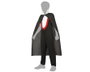 Disfraz Vampiro Niño Halloween Capa y Camiseta Negro Talla Infantil 10-12 Años