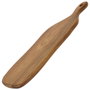 Home Deco Factory Tabla de Servir Cocooning de Madera de Acacia con Formas Sinuosas, 64x18 cm, Altura 2 cm