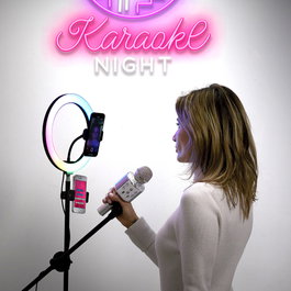Be Mix Lámpara LED Trípode Karaoke