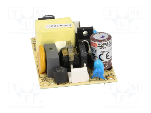 MEAN WELL EPS-15-24 Alimentador de impulso abierto 15W 24V DC