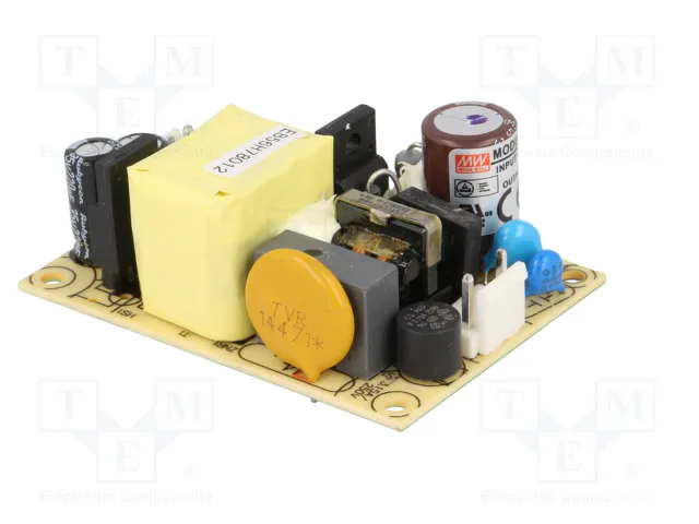 MEAN WELL EPS-15-24 Alimentador de impulso abierto 15W 24V DC